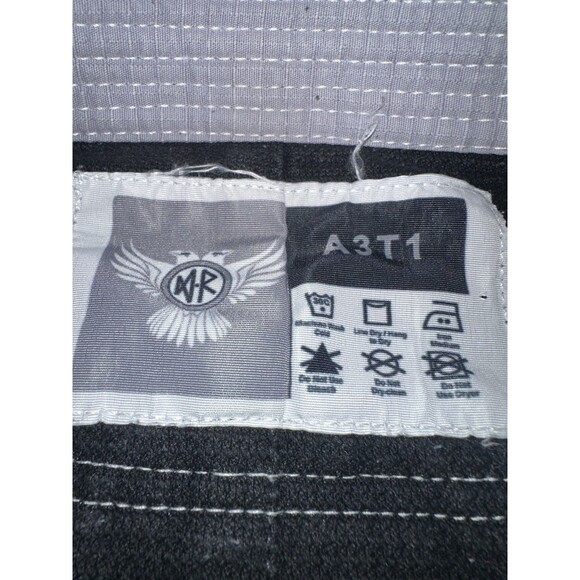 Raven Fightwear Men's Thor Nordic Uniform Premium BJJ Gi Grey A3t1 Top A2t1 Bott - Picture 6 of 14